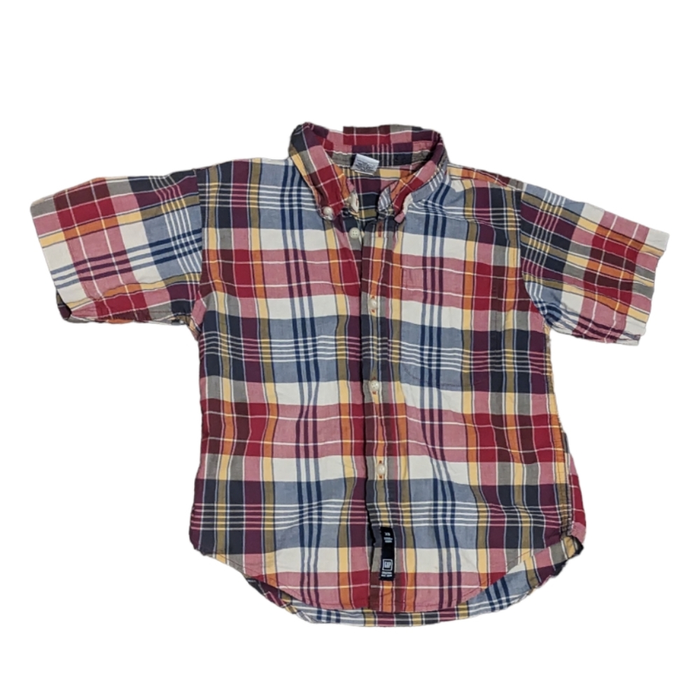 💥☎️ LAST CALL GAP Plaid Button Down XS (4)
